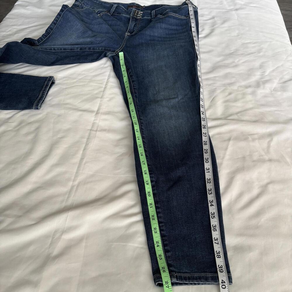 Torrid Jeans 16R Dark Wash High Rise Skinny Fit Button Fly Denim‎ - Picture 7 of 8